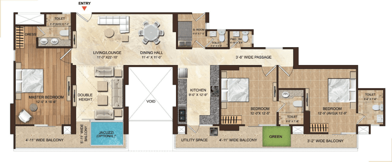 Dasnac 3 BHK